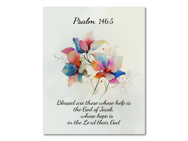 Psalm 146:5 Digital download printable art